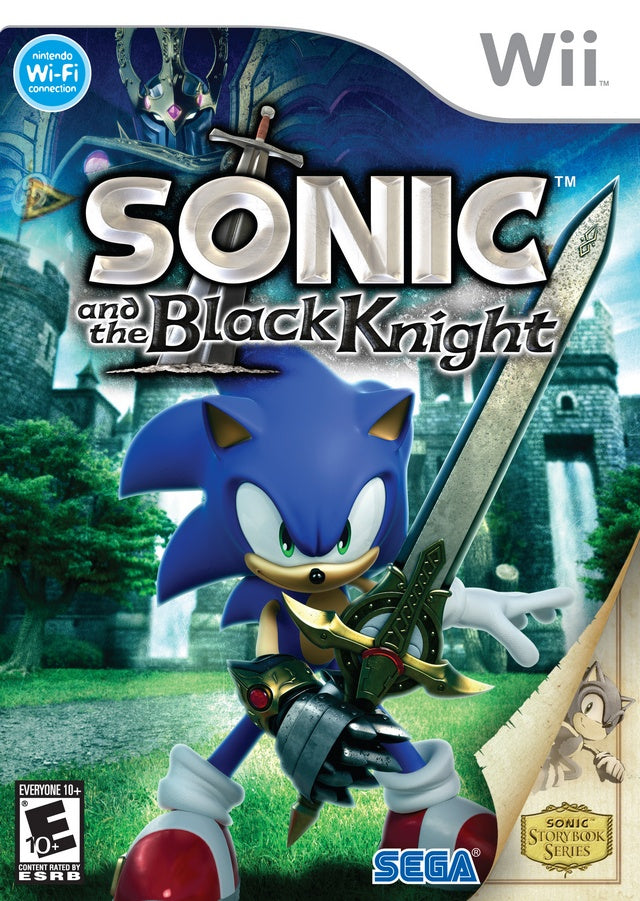 Sonic and the Black Knight Front Cover - Nintendo Wii Pre-Played