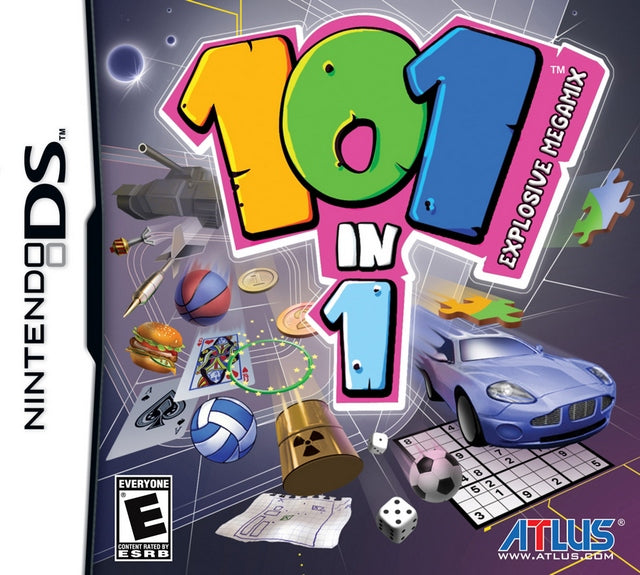 101 in 1 Explosive Megamix Nintendo DS Front Cover