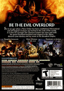 Overlord 2 Back Cover - Xbox 360 Pre-Played