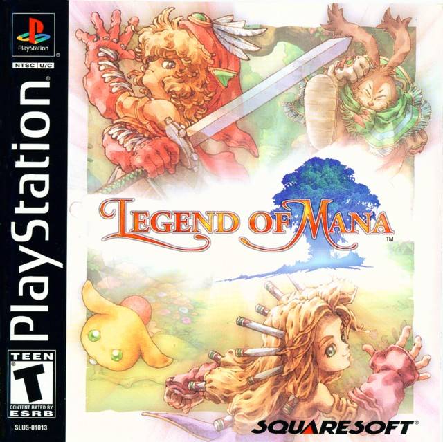 Legend of Mana Front Cover - Playstation 1 Pre-Played