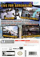 Ski-Doo Snowmobile Challenge Back Cover - Nintendo Wii Pre-Played