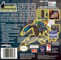 Roswell Conspiracies Back Cover - Nintendo Gameboy Color Pre-Played
