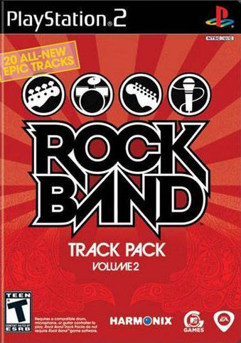 Rock Band Track Pack Volume 2 Front Cover - Playstation 2 Pre-Played