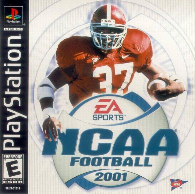 NCAA Football 2001 Front Cover - Playstation 1 Pre-Played