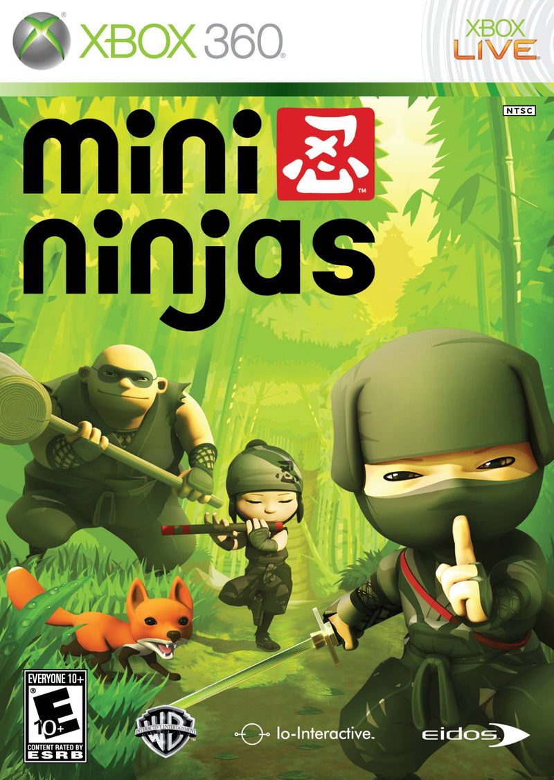 Mini Ninjas Front Cover - Xbox 360 Pre-Played