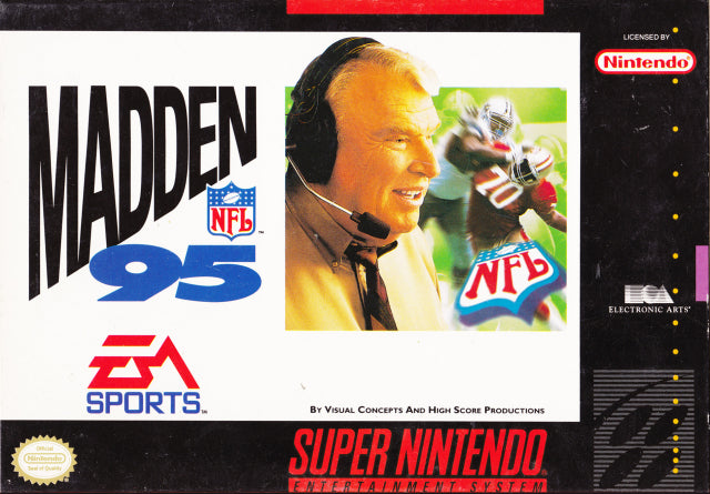 Madden 95  - Super Nintendo, SNES Pre-Played