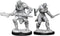 Bugbear Barbarian Male & Bugbear Rogue Female W15 - Dungeons & Dragons Nolzur`s Marvelous Unpainted Miniatures
