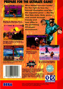 Eternal Champions Back Cover - Sega Genesis Pre-Played