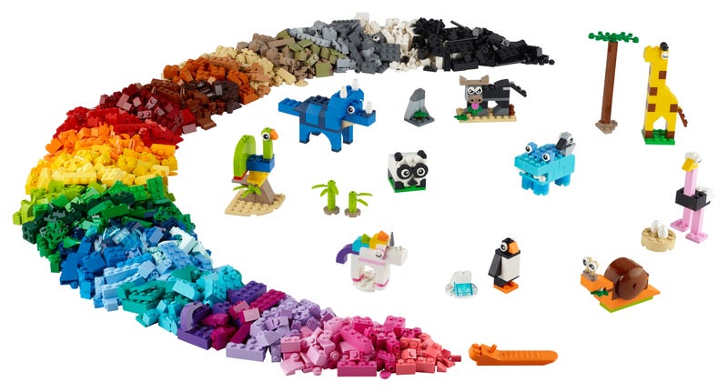 LEGO Classic Bricks and Animals Set