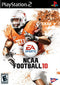 NCAA Football 2010 Front Cover - Playstation 2 Pre-Played