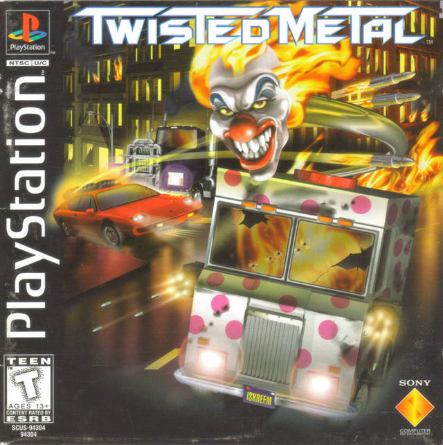 Twisted Metal Front Cover - Playstation 1 Pre-Played