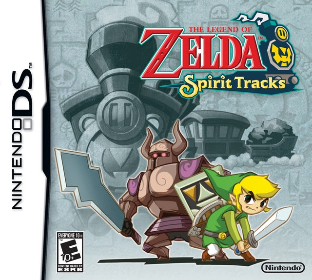 The Legend of Zelda Spirit Tracks Front Cover - Nintendo DS Pre-Played