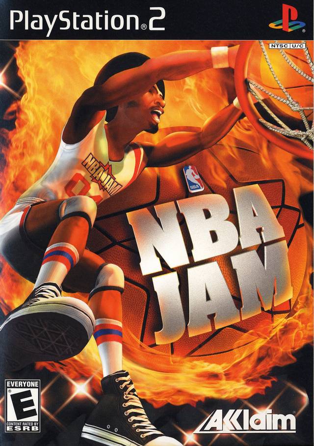 NBA JAM Front Cover - Playstation 2 Pre-Played