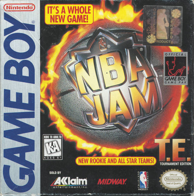 NBA Jam Tournament Edition Front Cover - Nintendo Gameboy Pre-Played