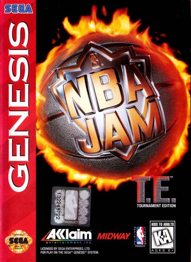 NBA Jam Tournament Edition Complete in Box - Sega Genesis Pre-Played