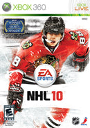 NHL 10 Front Cover - Xbox 360 Pre-Played