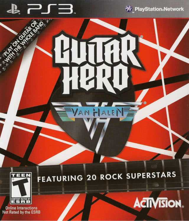 Guitar Hero Van Halen Front Cover - Playstation 3 Pre-Played