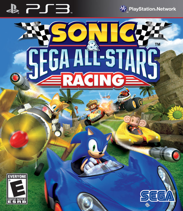 Sonic & Sega All-Stars Racing Front Cover - Playstation 3 Pre-Played