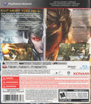 Metal Gear Rising Revengeance Back Cover - Playstation 3 Pre-Played