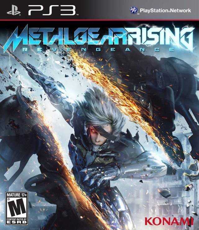 Metal Gear Rising Revengeance Front Cover - Playstation 3 Pre-Played