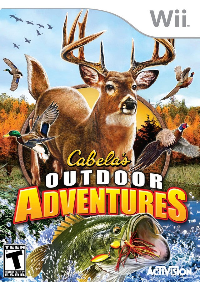 Cabela's Outdoor Adventures Front Cover  - Nintendo Wii Pre-Played