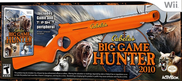 Cabela's Big Game Hunter 2010 Gun Bundle - Nintendo Wii Pre-Played