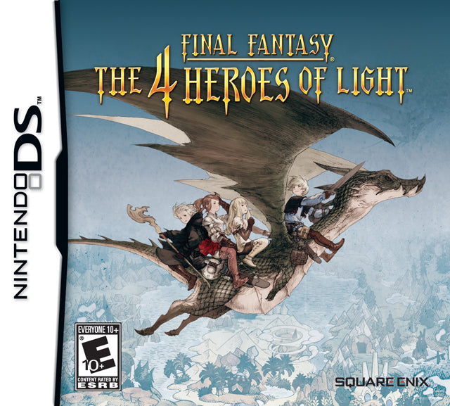 Final Fantasy The 4 Heroes of Light - Nintendo DS Pre-Played Front Cover