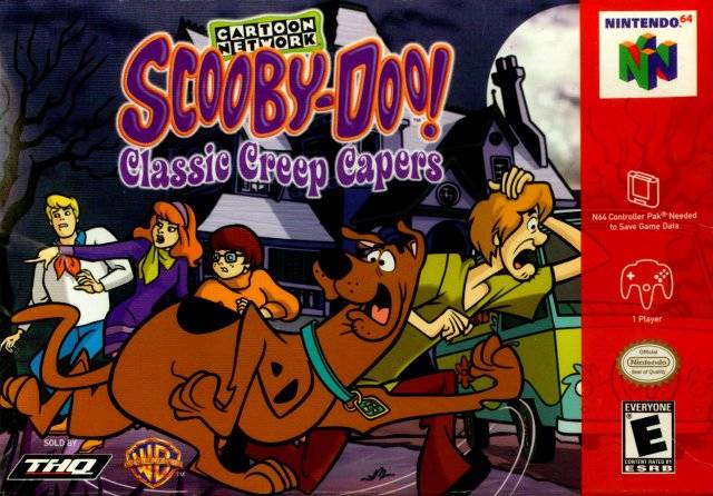 Scooby-Doo: Classic Creep Capers Front Cover - Nintendo 64 Pre-Played