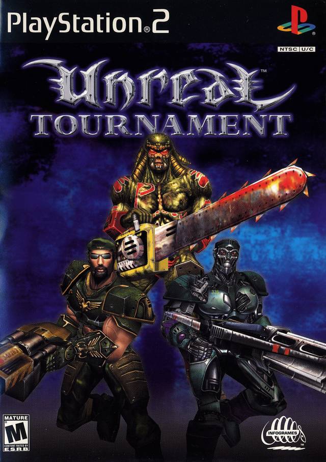 Unreal Tournament Front Cover - Playstation 2 Pre-Played