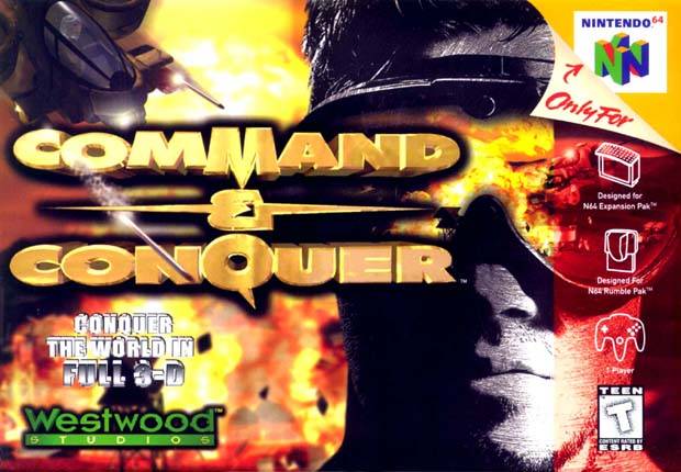 Command & Conquer Front Cover - Nintendo 64 Pre-Played