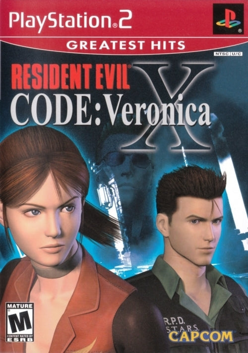 Resident Evil Code: Veronica X Front Cover - Playstation 2