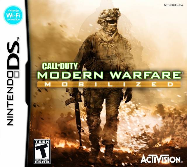 Call of Duty Modern Warfare Mobilized Front Cover - Nintendo DS Pre-Played