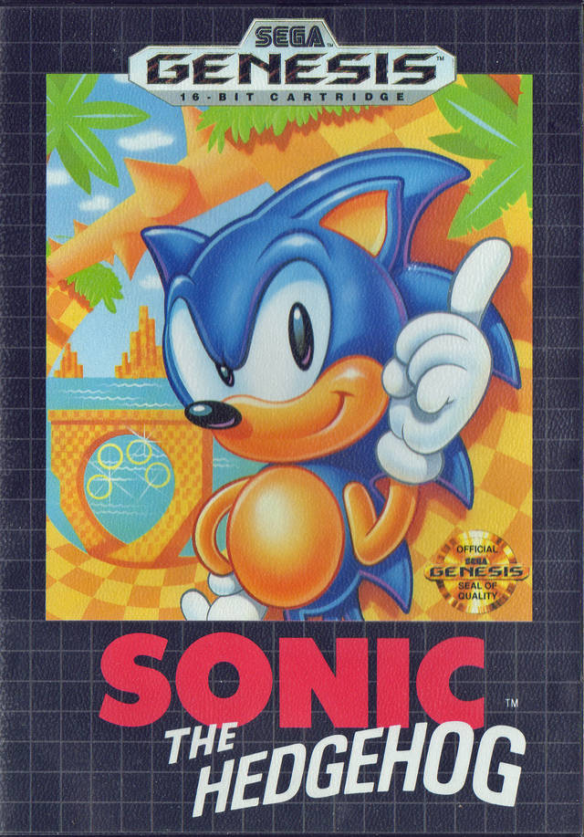 Sonic The Hedgehog  - Sega Genesis Pre-Played