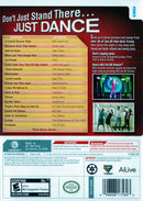 Just Dance Back Cover - Nintendo Wii Pre-Played