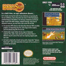 Golden Sun Back Cover - Nintendo Gameboy Advance Pre-Played