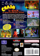 Crash Bandicoot Wrath of Cortex Back Cover - Nintendo Gamecube Pre-Played