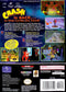 Crash Bandicoot Wrath of Cortex Back Cover - Nintendo Gamecube Pre-Played