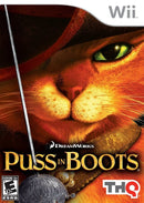 Puss in Boots Front Cover - Nintendo Wii Pre-Played