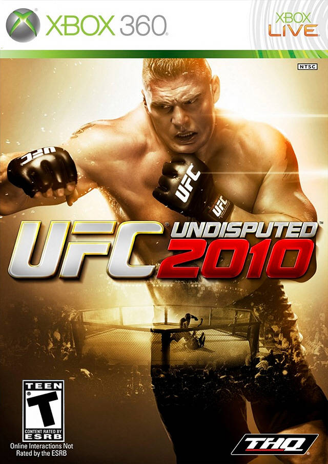 UFC Undisputed 2010 Front Cover - Xbox 360 Pre-Played