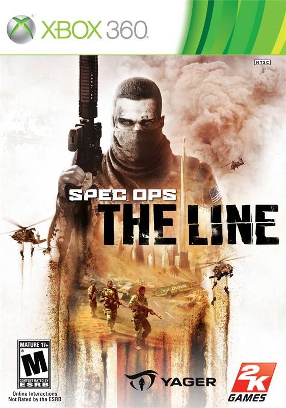 Spec Ops The Line Front Cover - Xbox 360 Pre-Played