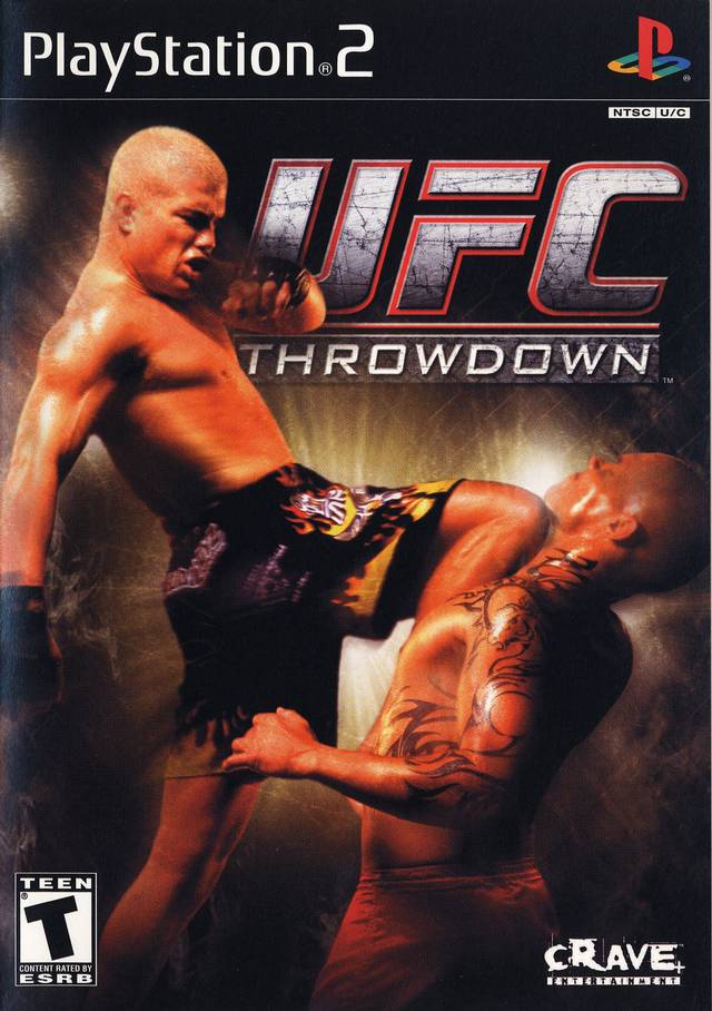 UFC Throwdown Front Cover - Playstation 2 Pre-Played