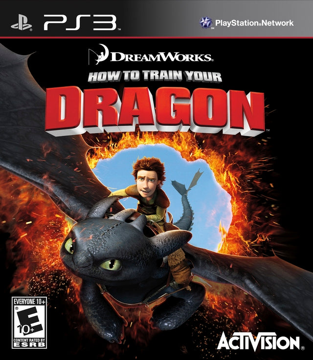 How To Train Your Dragon Front Cover - Playstation 3 Pre-Played