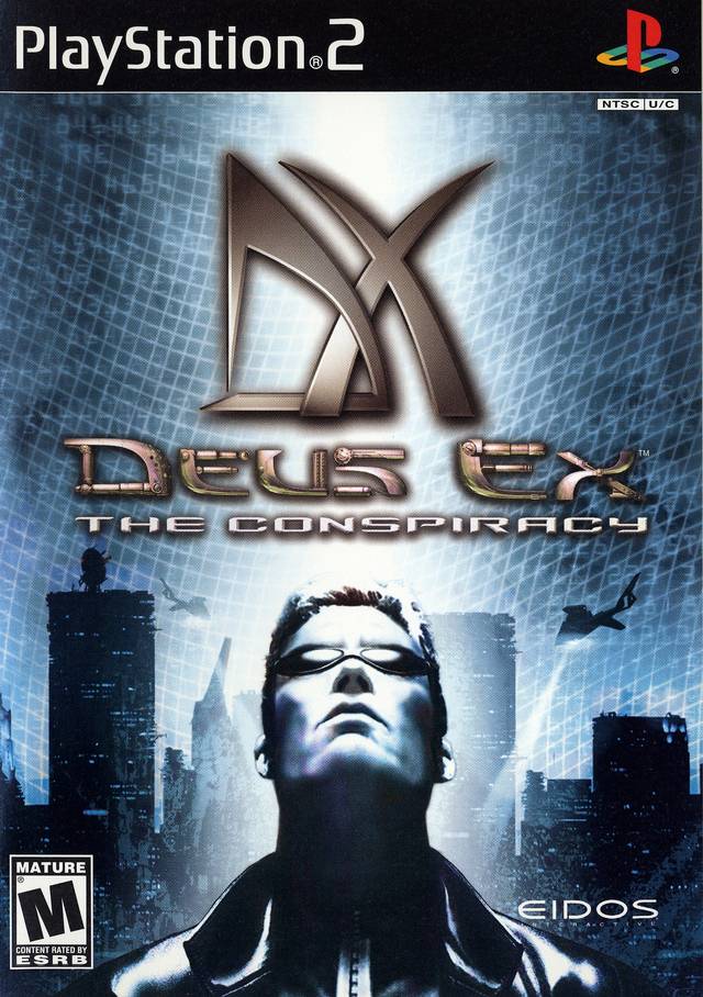 Deus Ex: The Conspiracy Front Cover  - Playstation 2 Pre-Played