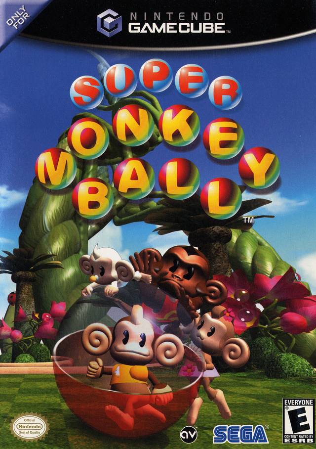 Super Monkey Ball Front Cover - Nintendo Gamecube Pre-Played