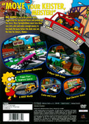 Simpsons Road Rage Back Cover - Playstation 2 Pre-Played