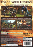 Kingdoms of Amalur: Reckoning Back Cover - Xbox 360 Pre-Played