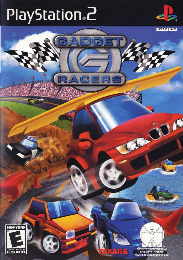 Gadget Racer Front Cover - Playstation 2 Pre-Played