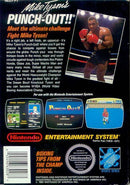 Mike Tyson's Punch-Out!! Back Cover - Nintendo Entertainment System, NES Pre-Played