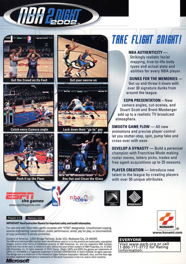 ESPN NBA 2Night 2002 - XBOX Pre-Played