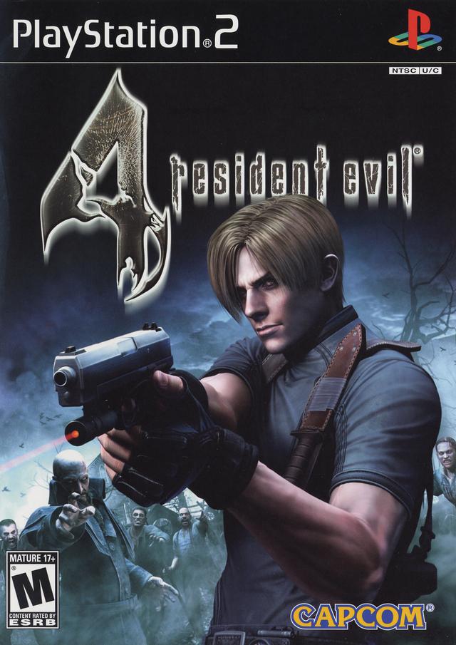 Resident Evil 4 Front Cover - Playstation 2 Pre-Played
